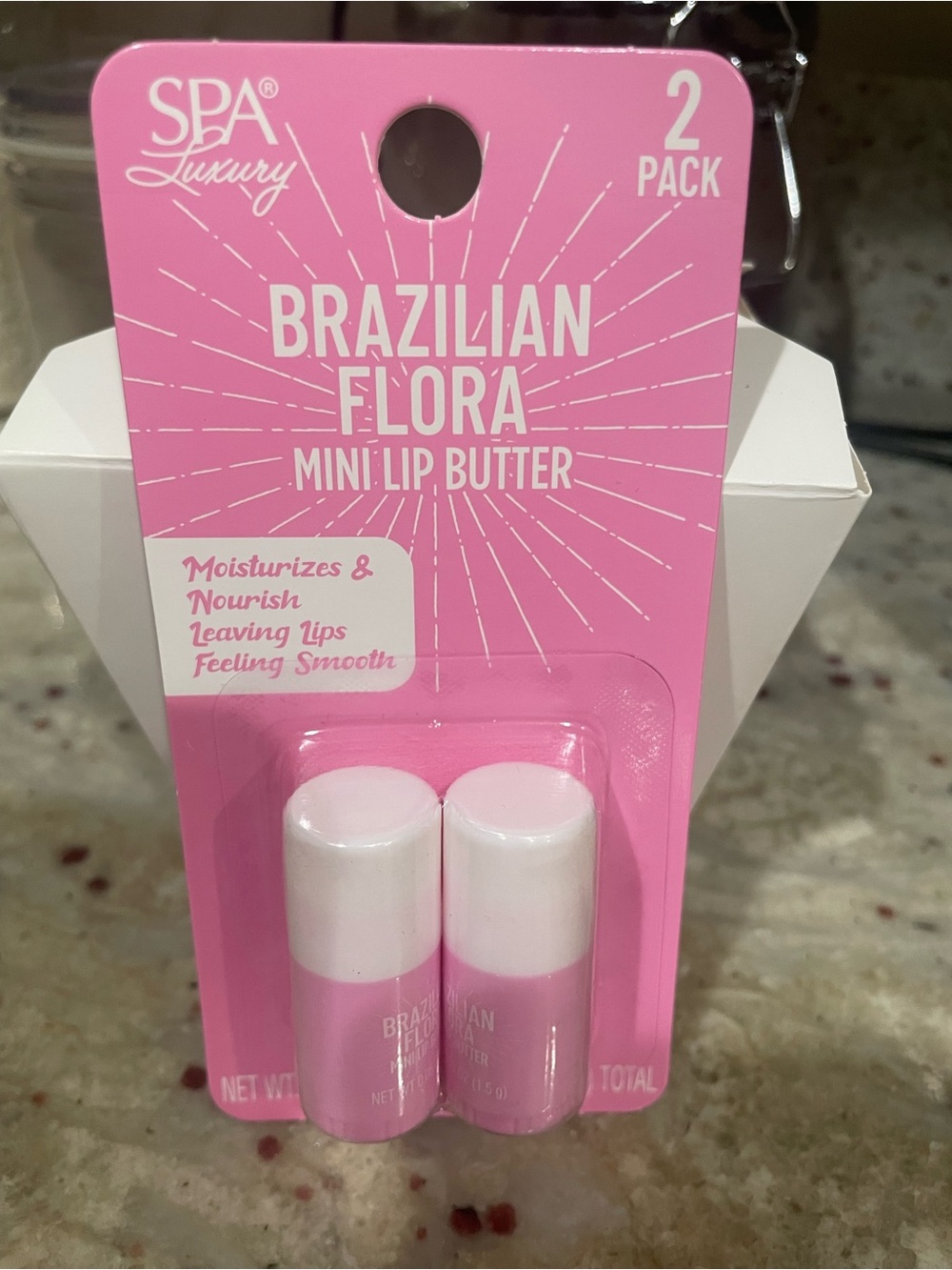🎉🎉 Brazilian Flora Mini Lip Butter - Pink (2 Pack)